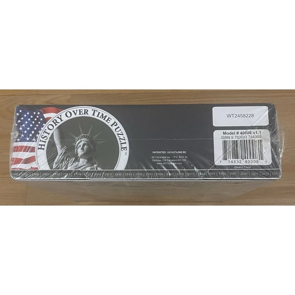 4D Cityscape Jigsaw Puzzle USA History Over Time Puzzle 950 Pieces NIB Sealed